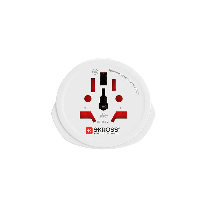 Skross адаптер 220V UK/US/World  към EU