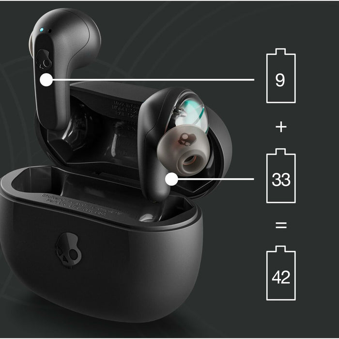 Малки Блутут Слушалки Skullcandy S2RLW-Q740 Черен
