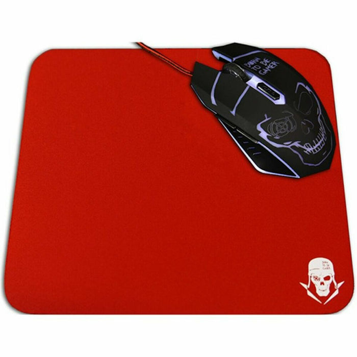 Подложка за мишка за игра Skullkiller GMPR1 Не се плъзга Червен