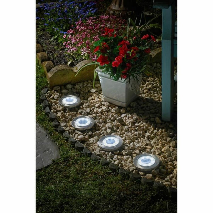 Слънчев Фокус Smart Garden Почва Черен Алуминий (4 броя)