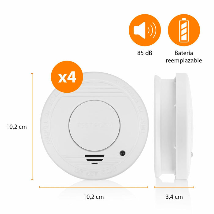 Детектор за дим Smartwares 10.100.41 (4 броя)