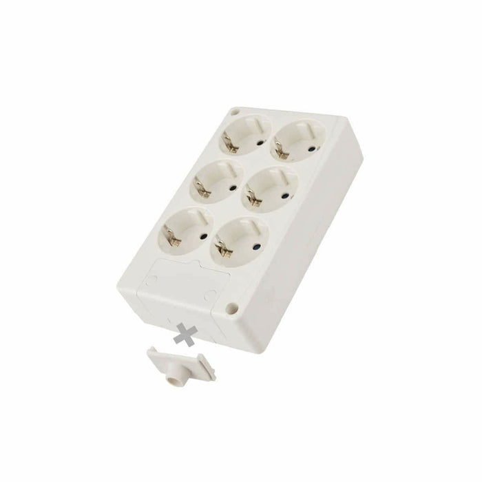 Табло с 6 гнезда с бутон за включване Solera 8106 3500 W 250 V 16 A