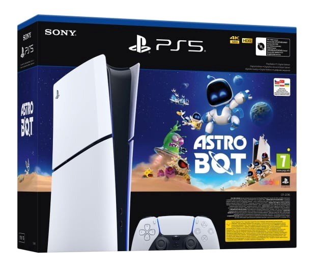 Sony PlayStation 5 Slim Digital - Astro Bot Bundle 1TB Console White
