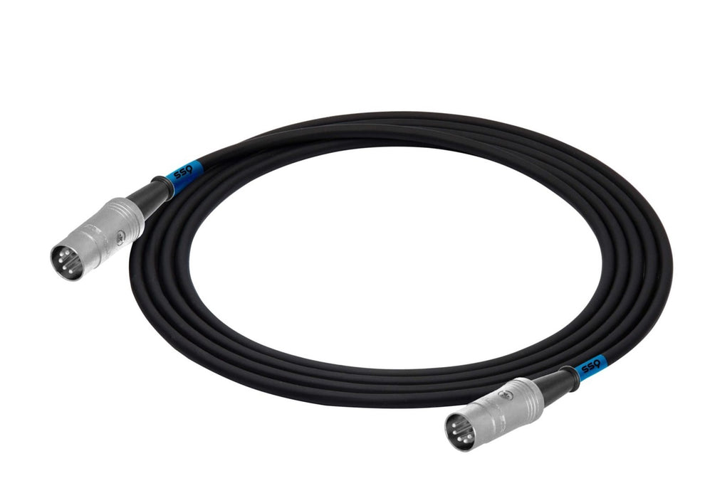 SSQ MIDI1 SS-1417 Кабел MIDI (5-пинов) - MIDI (5-пинов) 1 m черен