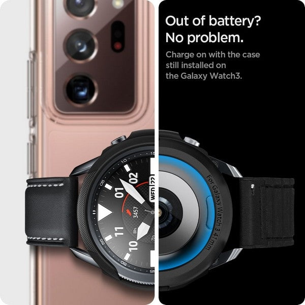 Калъф Spigen Liquid Air за Galaxy Watch 341, черен мат