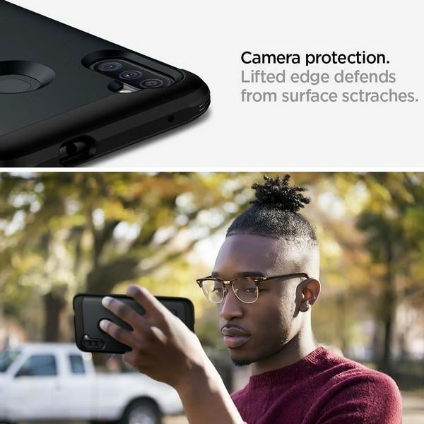 Твърд калъф Spigen Tough Armor за Samsung M115, черен