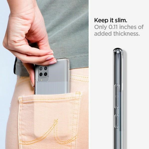 Калъф Spigen Liquid Crystal за Samsung Galaxy A42, прозрачен