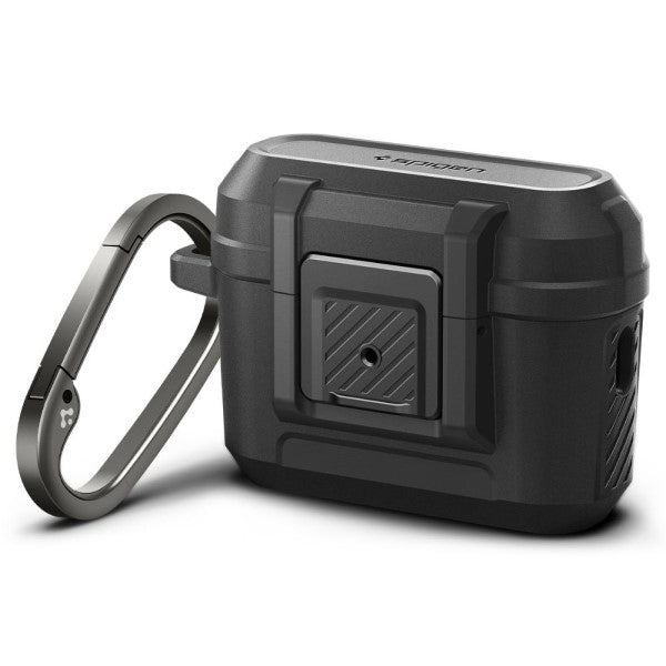 Калъф Spigen Lock Fit за AirPods Pro 1/2/3, матиран черен