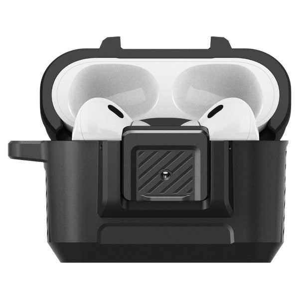 Калъф Spigen Lock Fit за AirPods Pro 1/2/3, матиран черен