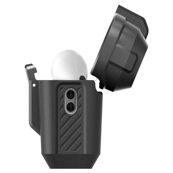 Калъф Spigen Lock Fit за AirPods Pro 1/2/3, матиран черен