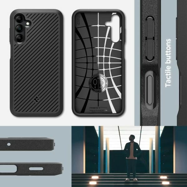 Твърд калъф Spigen Core Armor за Samsung Galaxy A15, черен