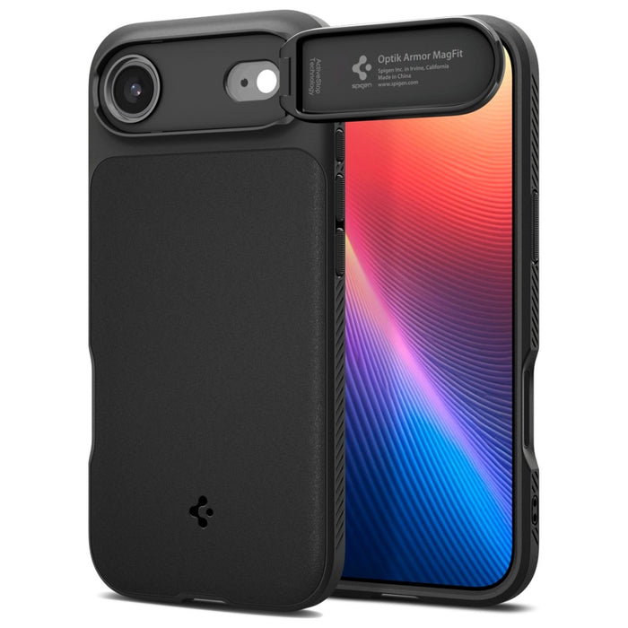 Калъф Spigen Optik Armor Mag MagSafe за iPhone Air, черен