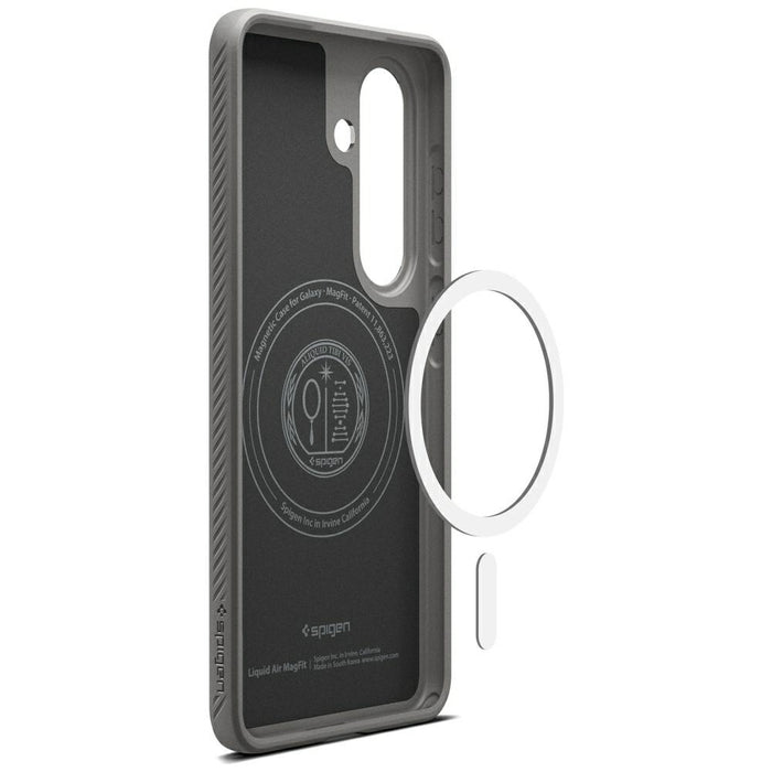 Калъф Spigen Liquid Air Mag MagSafe за Samsung Galaxy S26, мраморен сив