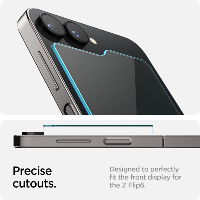 Spigen Glas.tR EZ Fit Tempered Glass за Samsung Galaxy Z Flip 6 - 2 бр.