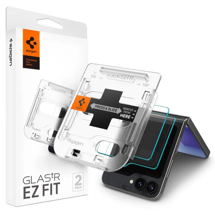 Spigen Glas.tR EZ Fit Tempered Glass за Samsung Galaxy Z Flip 6 - 2 бр.