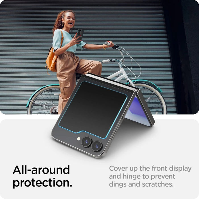 Spigen Glas.tR EZ Fit Tempered Glass за Samsung Galaxy Z Flip 6 - 2 бр.