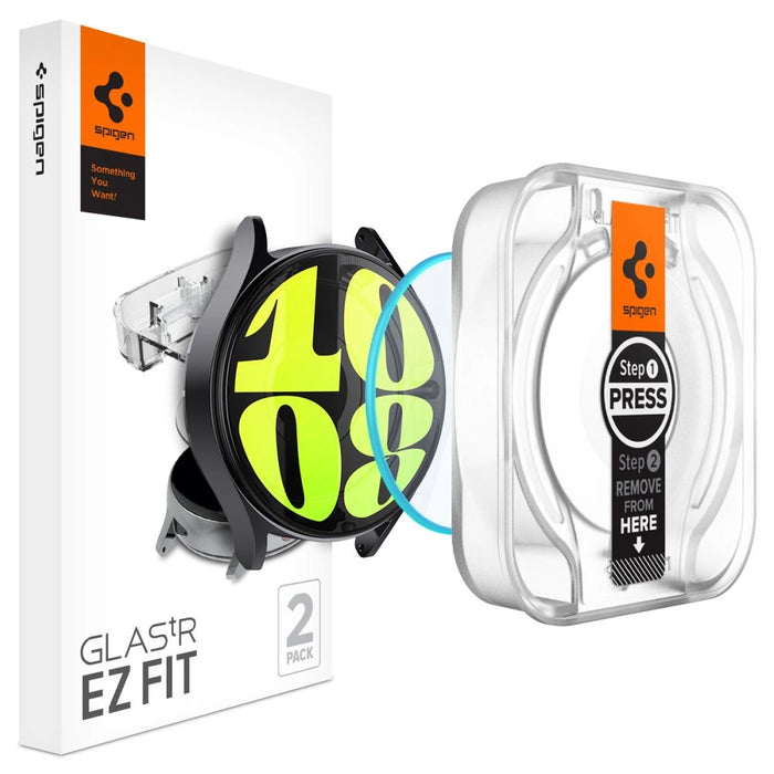 Закалено стъкло Spigen Glas.tR EZ Fit за Samsung Galaxy Watch 7 (40 мм) - 2 бр.
