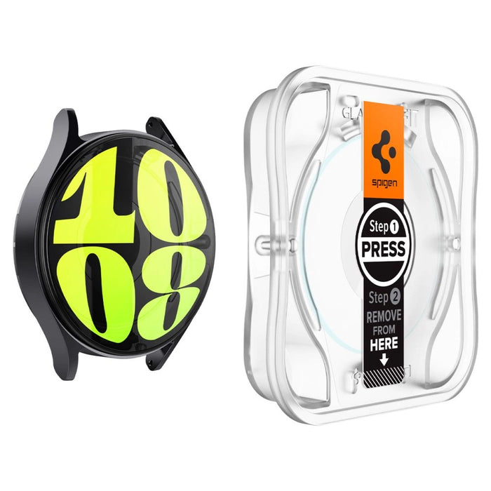 Закалено стъкло Spigen Glas.tR EZ Fit за Samsung Galaxy Watch 7 (40 мм) - 2 бр.