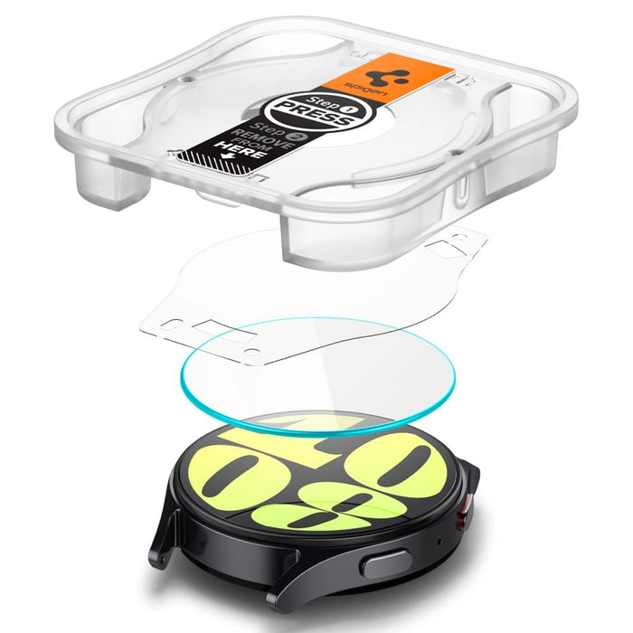 Закалено стъкло Spigen Glas.tR EZ Fit за Samsung Galaxy Watch 7 (40 мм) - 2 бр.