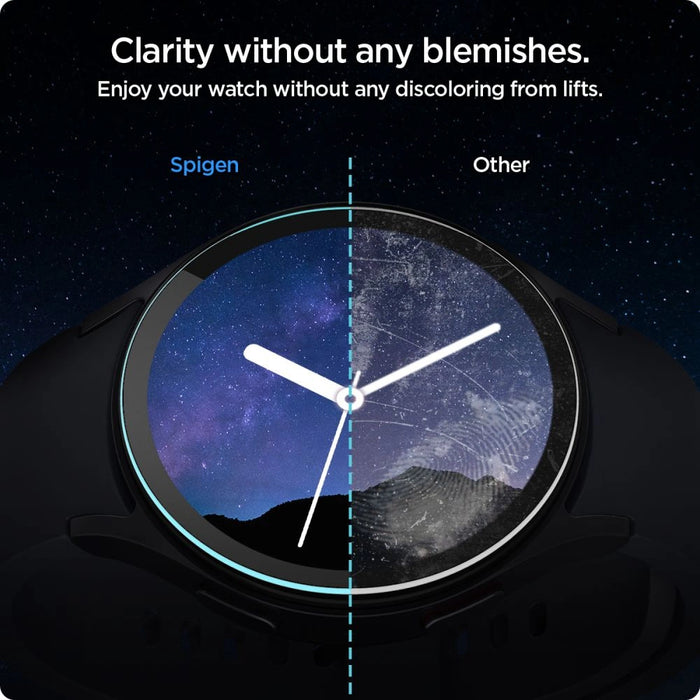 Закалено стъкло Spigen Glas.tR EZ Fit за Samsung Galaxy Watch 7 (40 мм) - 2 бр.