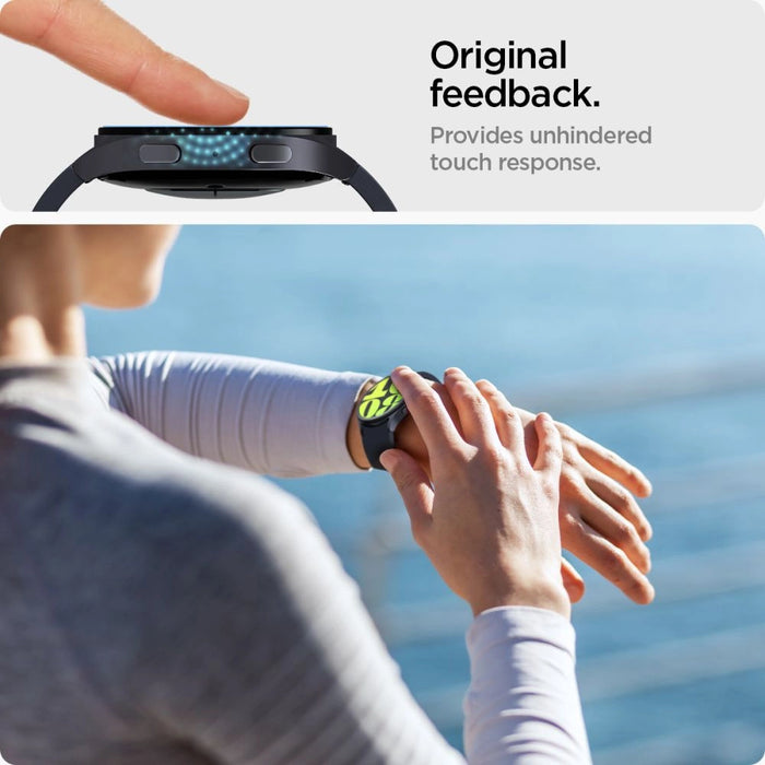 Закалено стъкло Spigen Glas.tR EZ Fit за Samsung Galaxy Watch 7 (44 мм) - 2 бр.