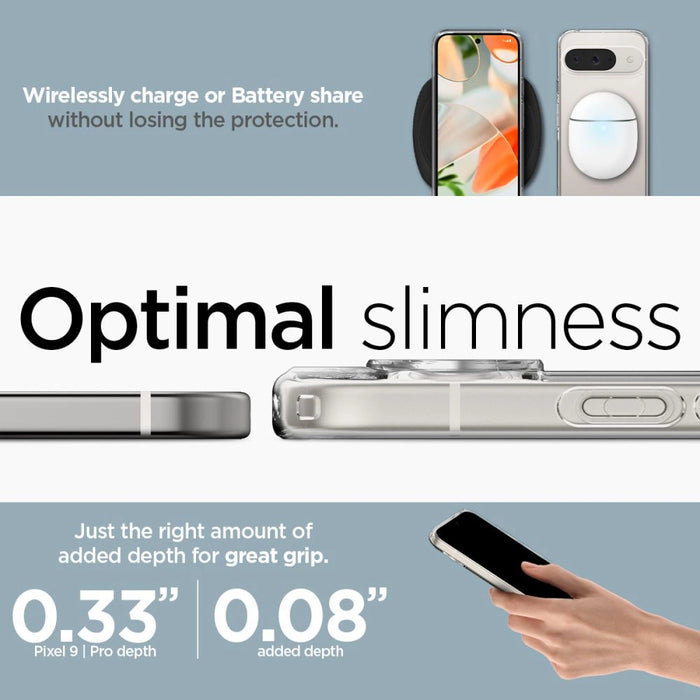 Калъф Spigen Ultra Hybrid за Google Pixel 9 / 9 Pro - прозрачен