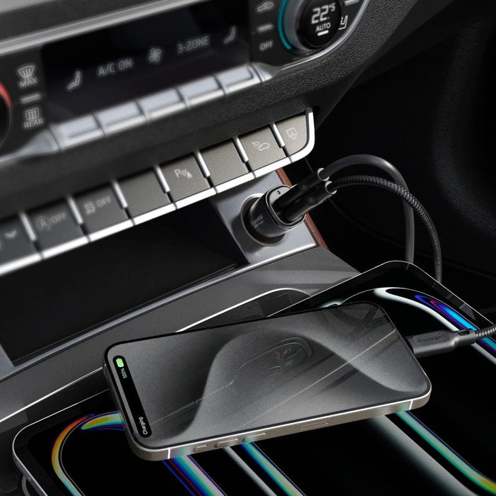 Зарядно за кола Spigen ArcStation Essential EV502 50W - черно