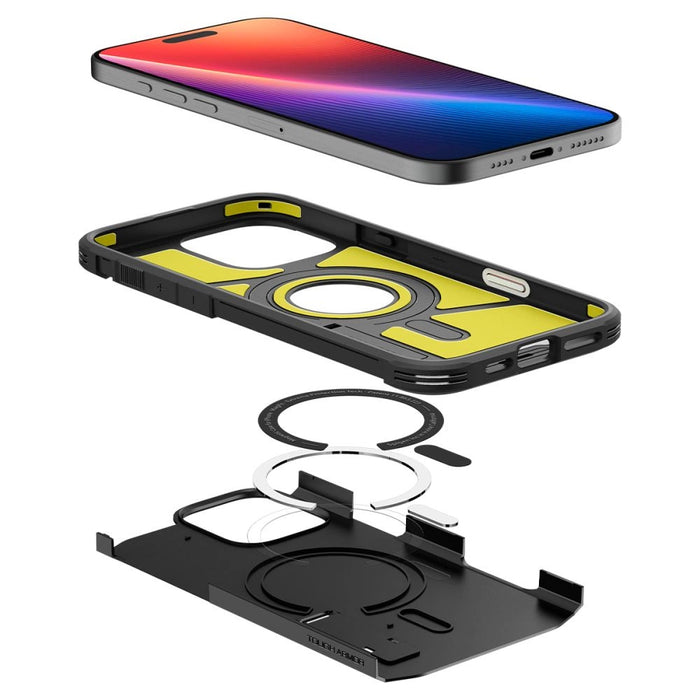 Калъф Spigen Tough Armor "T" MagSafe за iPhone 16 Pro Max - черен