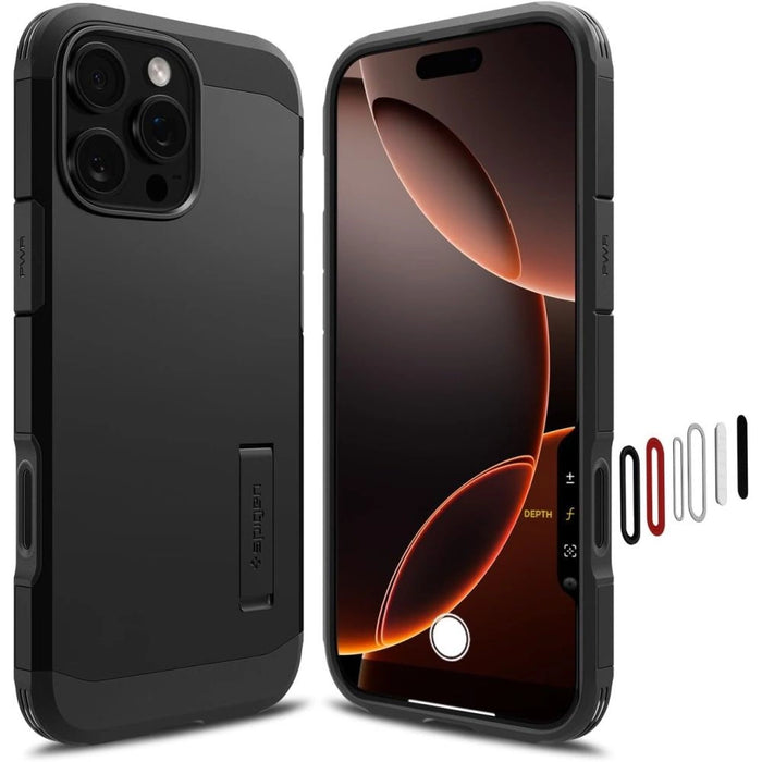 Калъф Spigen Tough Armor "T" MagSafe за iPhone 16 Pro - черен