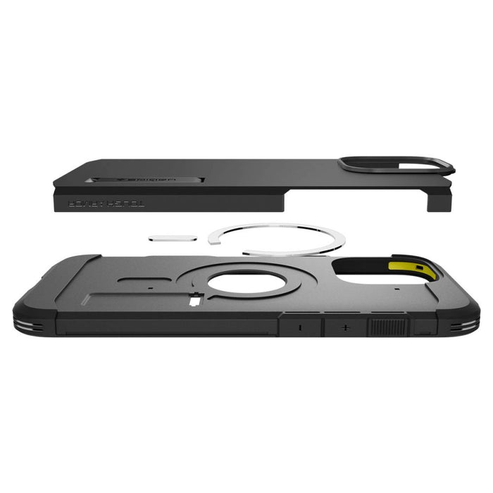 Калъф Spigen Tough Armor "T" MagSafe за iPhone 16 Pro - черен