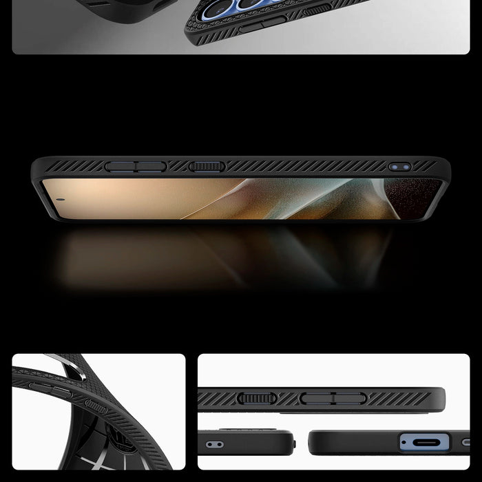 Калъф Spigen Liquid Air за Samsung Galaxy S25 - черен мат