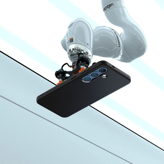 Калъф Spigen Liquid Air за Samsung Galaxy S25 - черен мат