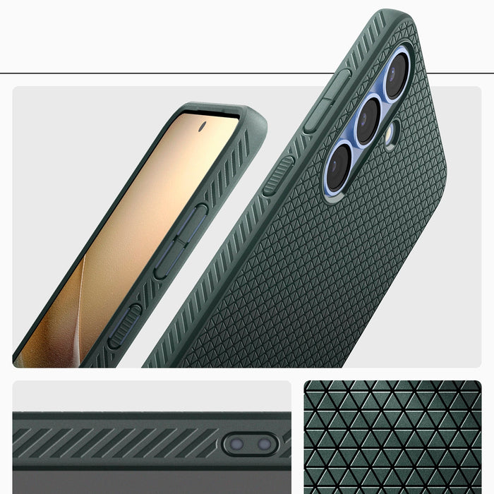 Калъф Spigen Liquid Air за Samsung Galaxy S25 - зелен