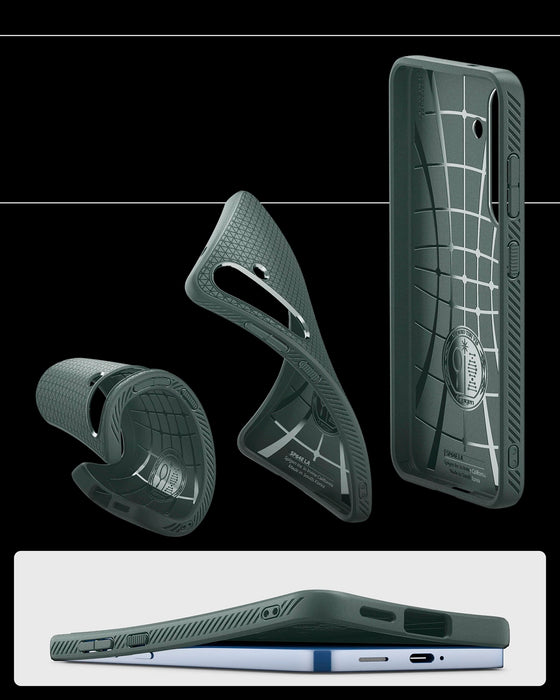 Калъф Spigen Liquid Air за Samsung Galaxy S25 - зелен
