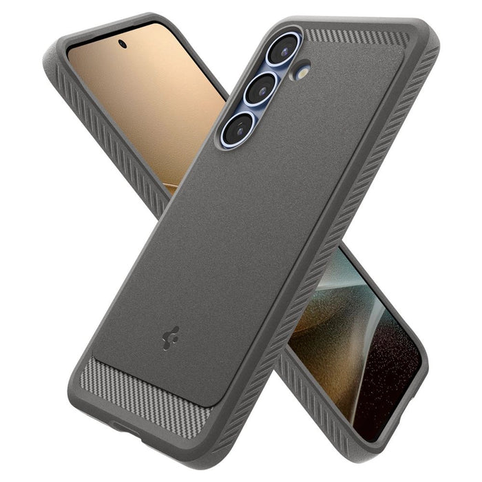 Калъф Spigen Rugged Armor Mag MagSafe за Samsung Galaxy S25 - сив