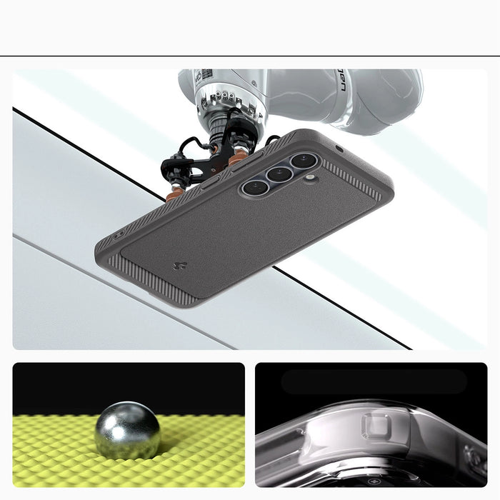 Калъф Spigen Rugged Armor Mag MagSafe за Samsung Galaxy S25 - сив