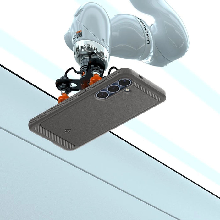 Калъф Spigen Rugged Armor Mag MagSafe за Samsung Galaxy S25 - сив