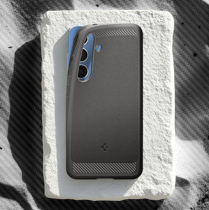 Калъф Spigen Rugged Armor Mag MagSafe за Samsung Galaxy S25 - сив