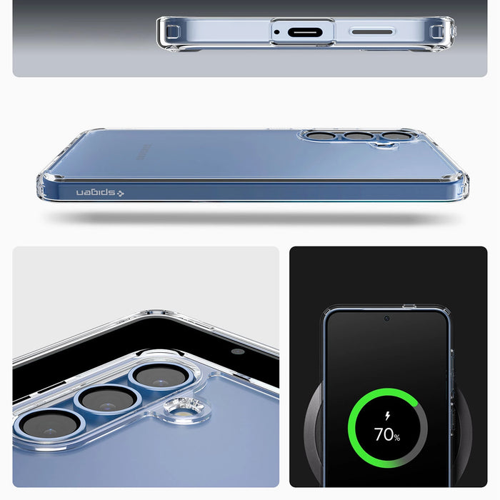 Калъф Spigen Ultra Hybrid за Samsung Galaxy S25 - прозрачен