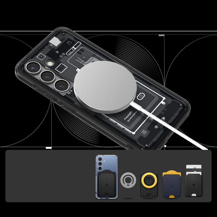 Spigen Ultra Hybrid Mag Case за Samsung Galaxy S25 Zero One - черен