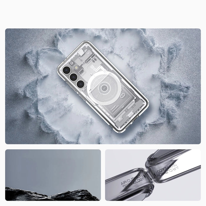 Spigen Ultra Hybrid Mag Case за Samsung Galaxy S25 Zero One - бял