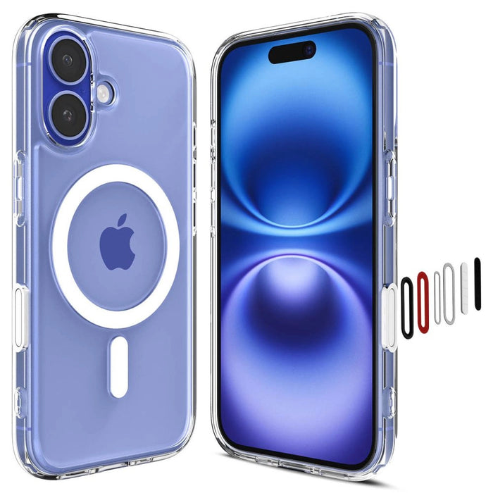 Калъф Spigen Ultra Hybrid "T" MagSafe за iPhone 16 - бял