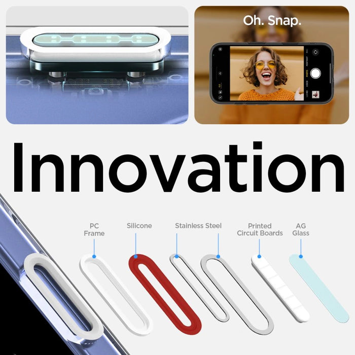 Калъф Spigen Ultra Hybrid "T" MagSafe за iPhone 16 - бял