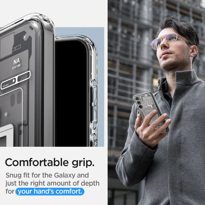 Spigen Ultra Hybrid Case за Samsung Galaxy S24 Zero One - бял