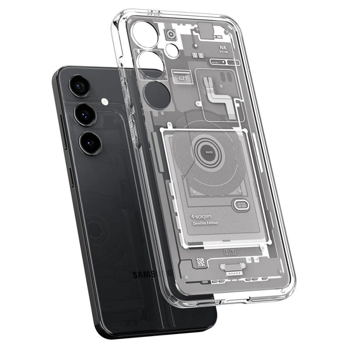 Spigen Ultra Hybrid Case за Samsung Galaxy S24 Zero One - бял