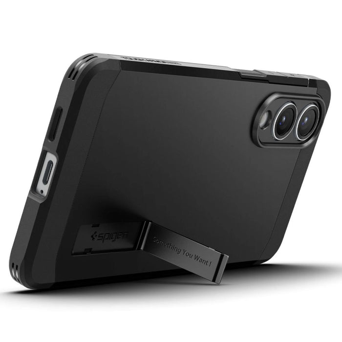 Калъф Spigen Tough Armor MagSafe за Samsung Galaxy S25 Edge - черен