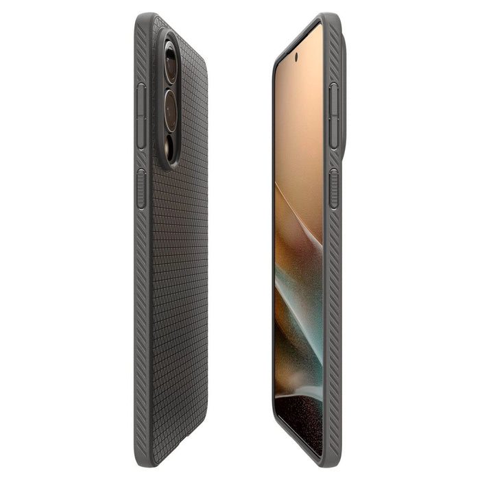 Калъф Spigen Liquid Air за Samsung Galaxy S25 Edge - сив
