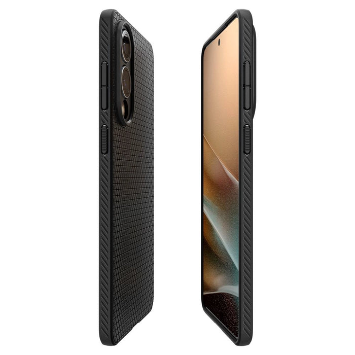 Spigen Liquid Air Case за Samsung Galaxy S25 Edge - черен