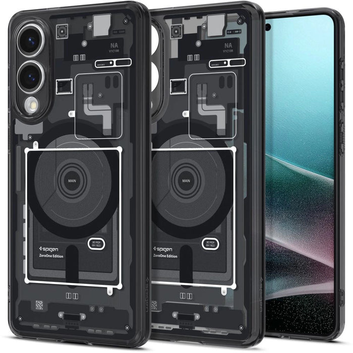 Spigen Ultra Hybrid Mag Case with MagSafe за Samsung Galaxy S25 Edge с печат - черен