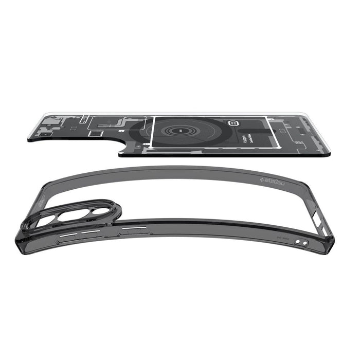 Spigen Ultra Hybrid Mag Case with MagSafe за Samsung Galaxy S25 Edge с печат - черен